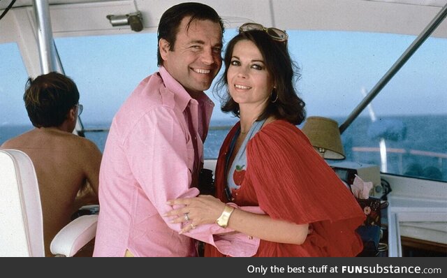 Natalie Wood and her husband Robert Wagner two weeks before her death, 1981