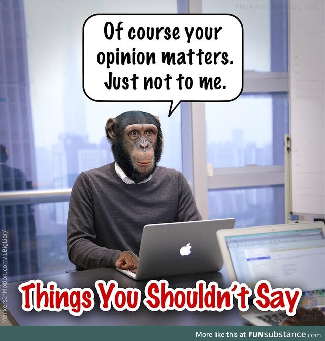 Things You Shouldn't Say (TYSnS)