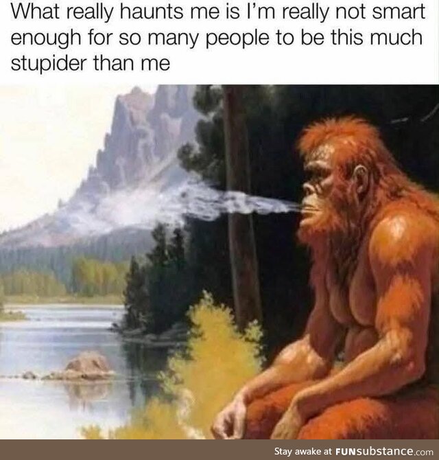 Big foot smoking doinks core