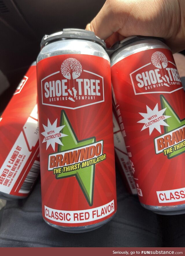 Found at a local brewery! Finally have something to water my plants with
