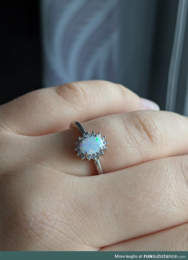 Got engaged on this wonderfully rainy day