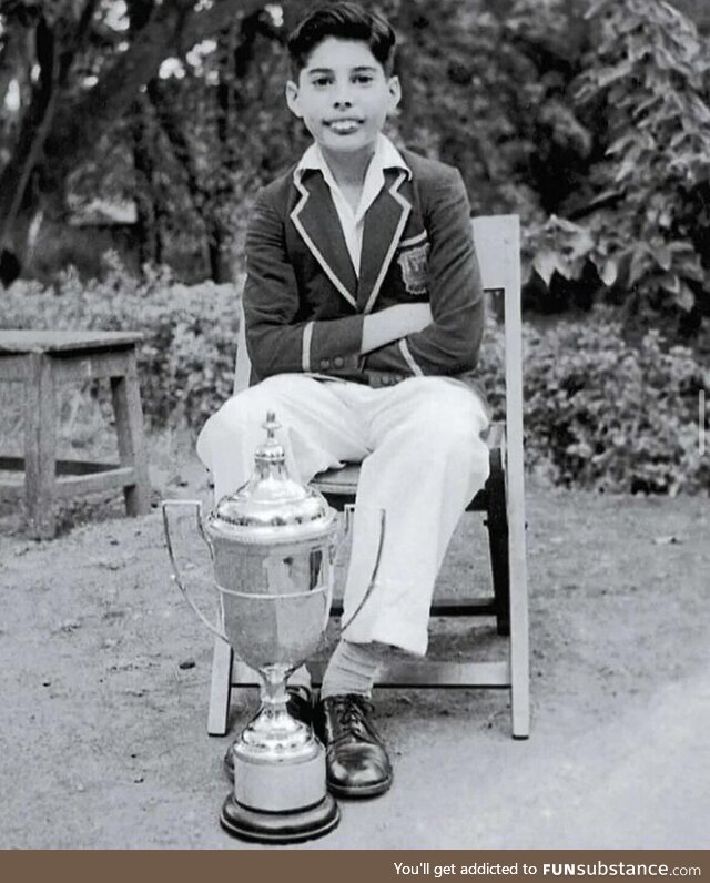 12-Year-Old Freddie Mercury at St. Peter's Boys School in Panchgani, India, 1958