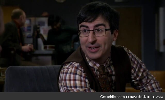 John Oliver as the sexy Professor Ian Duncan