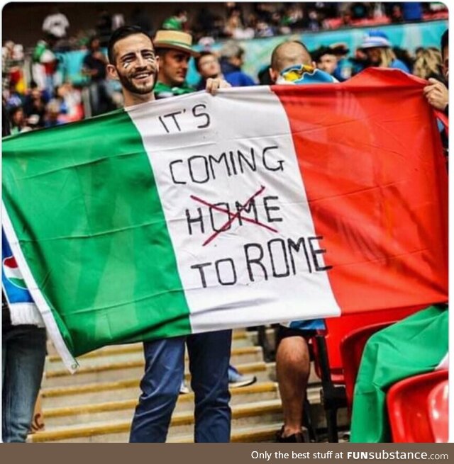 Italy fans are savages