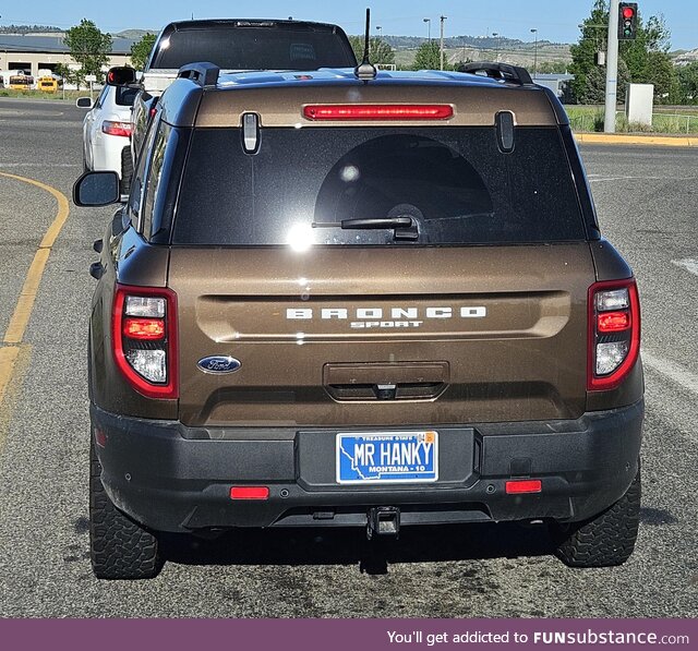 This might be one of the greatest vehicle and plate combinations of all time