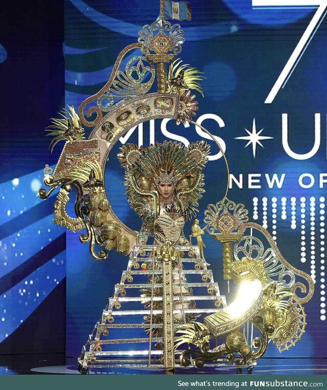 Miss guatemala national costume