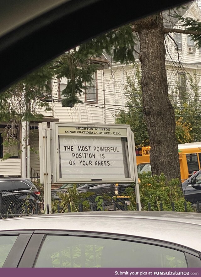Our local church be wylin today