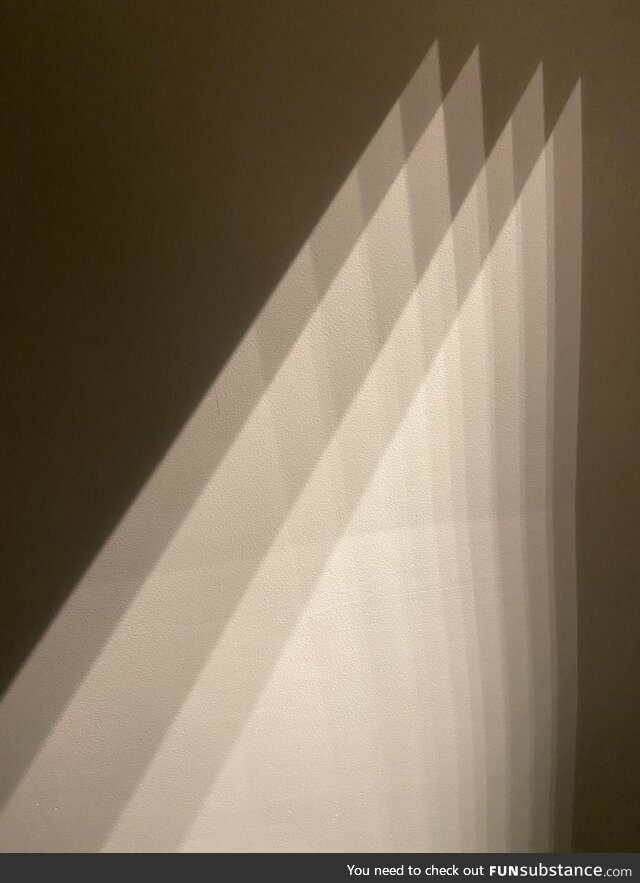 Light through a garage window…