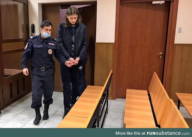 Matvey Yuferov, 19, got 4 years of prison, after urinating on a photo of a WWII veteran