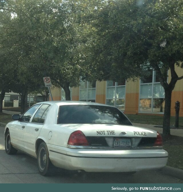 Spotted this good guy Crown Vic owner in Houston