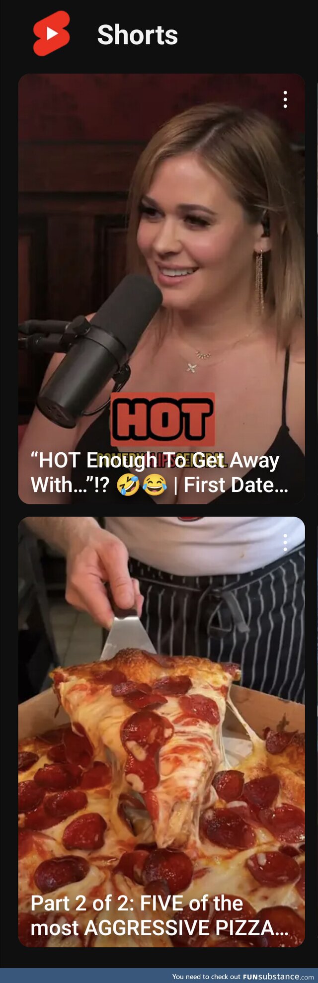 My YouTube shorts complete each other