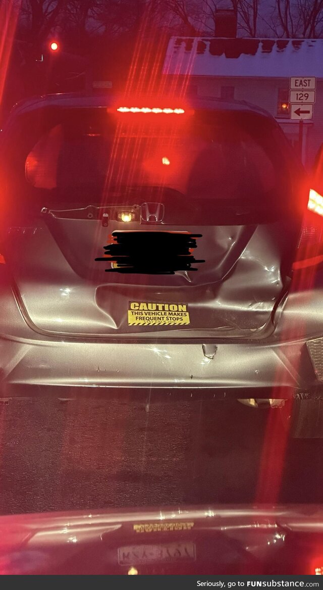 Somebody didn’t get the memo!