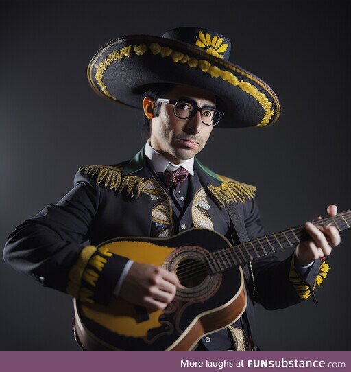 This is Juanito Oliverio, John Oliver's Mexican counterpart and he demands Platinum