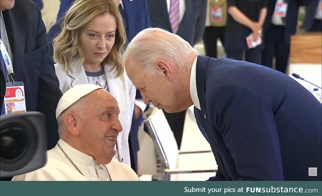 Biden Meets Pope Francis at G7