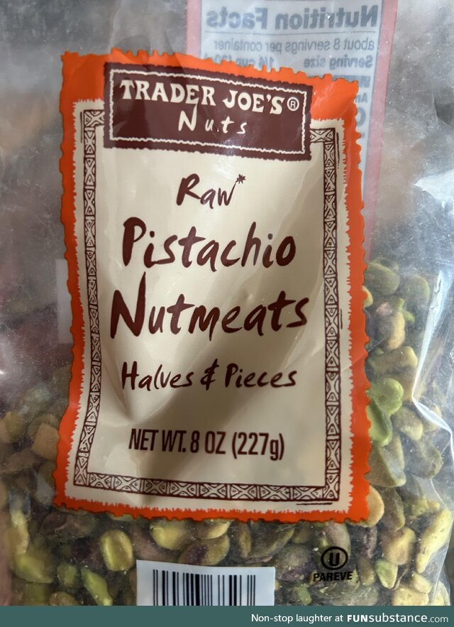Raw nutmeats, anyone?
