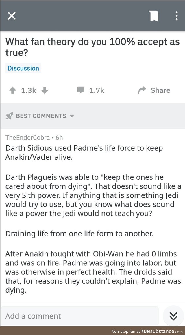 A surprise sure