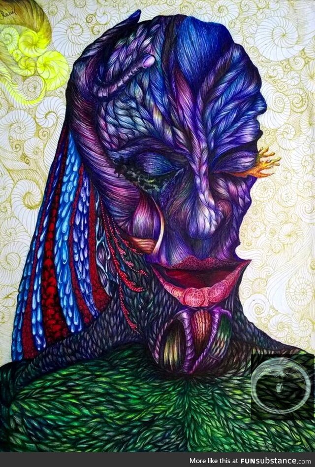 Ballpoint pen, 2013. Not me
