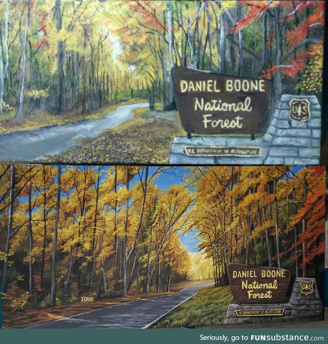 Couple of years' improvement in painting [OC]