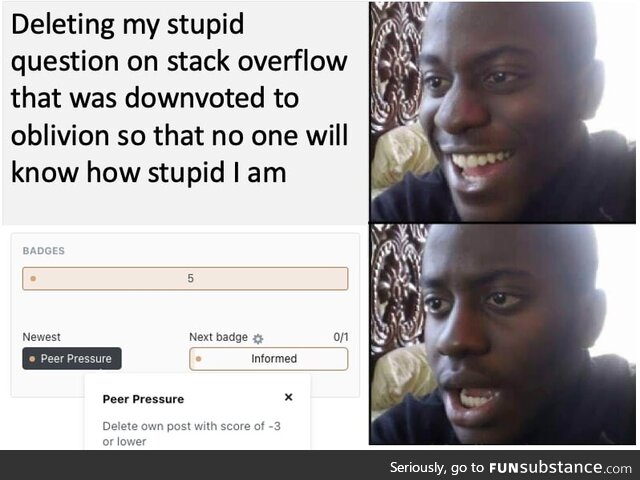 And how to get a golden badge for deleting posts?