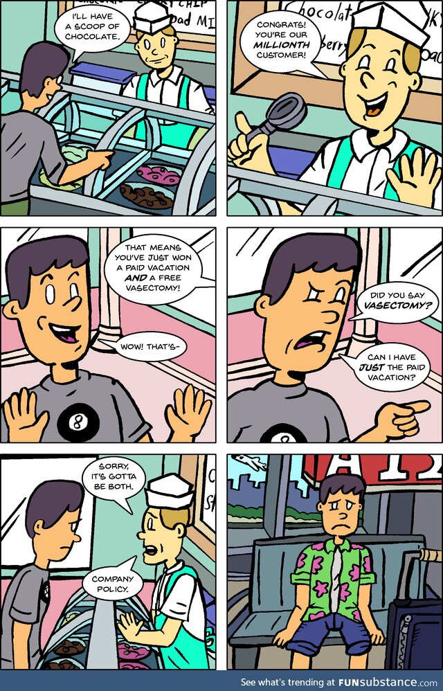 (oc) vacations & vasectomies
