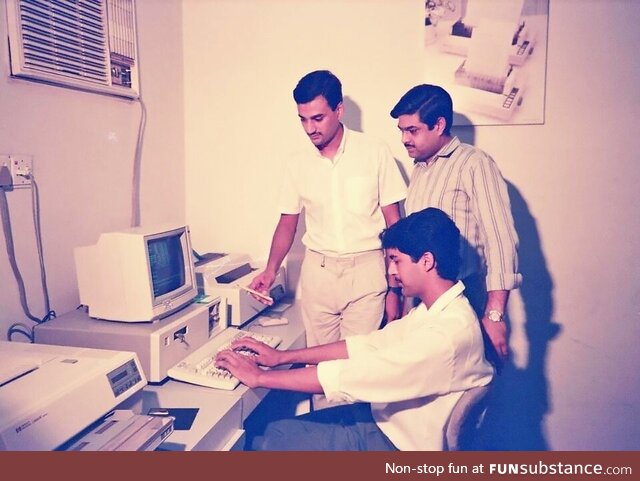 1986: The Farooqi Brothers in Lahore, Pakistan. Inventors of the first computer virus