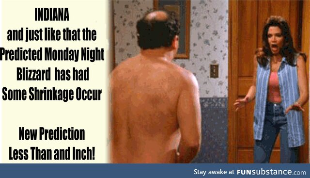 Shrinkage has occurred
