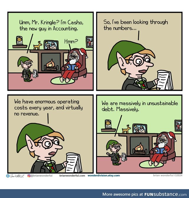 North pole accounting [oc]