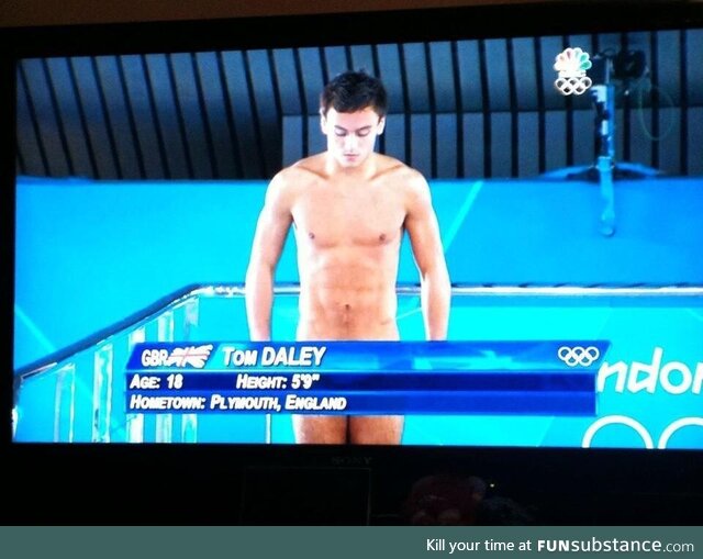Flashback to the 2012 Olympics and a very unfortunate chyron placement