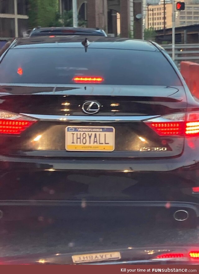 The perfect license plate doesn't exi.