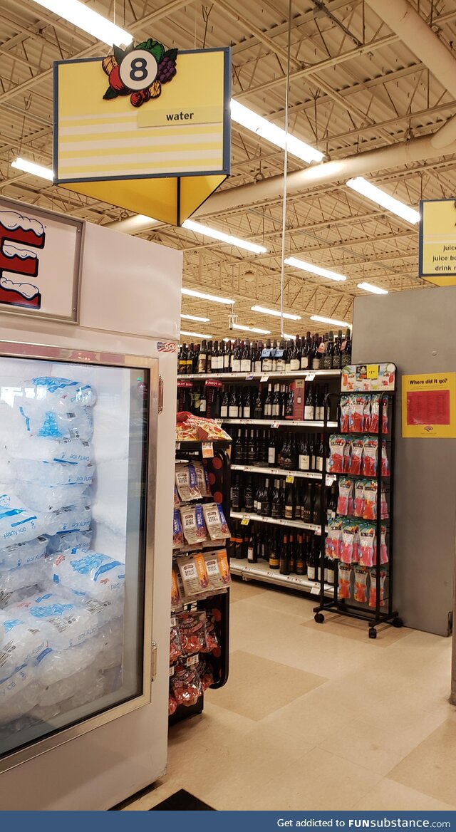 Jesus must have been down this isle