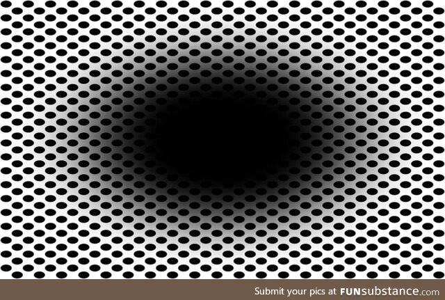 The black hole keeps growing without getting bigger