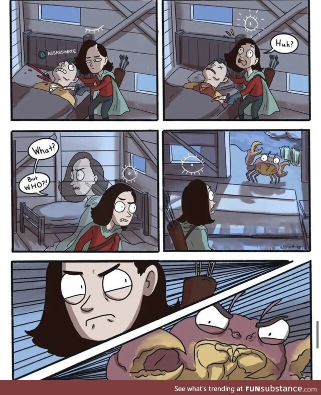 Crabby stalker
