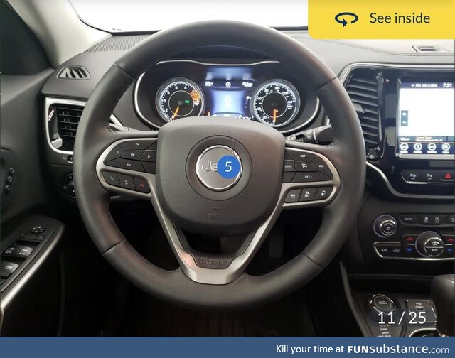 While shopping for cars online, I judge them based on how happy their steering wheel