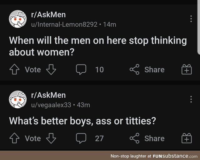 The Duality of AskMen