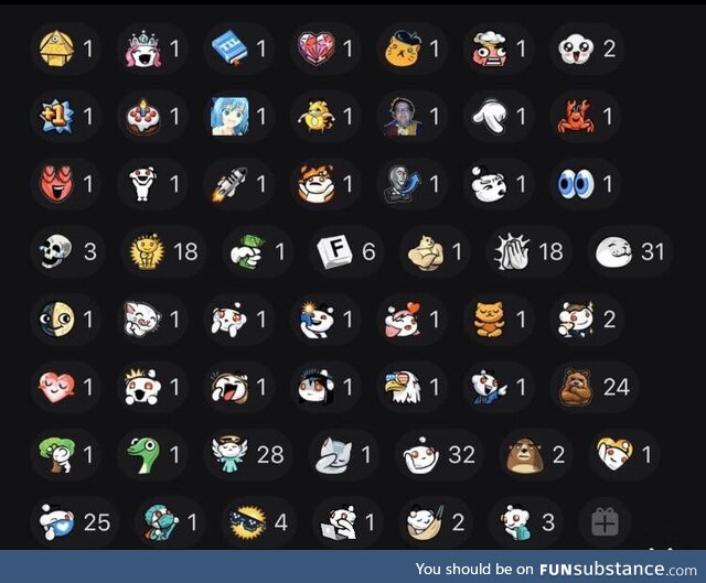  hates on emojis unless they cost money