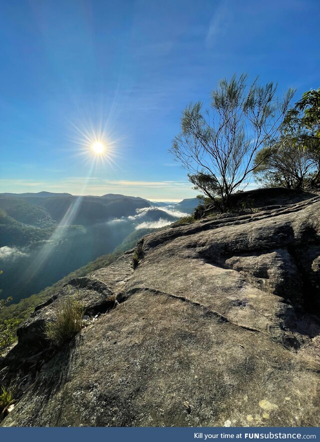 [OC] Beautiful sunrise, Blue Mountains
