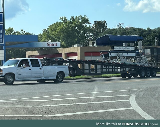 Idk if this counts under Amish rules…
