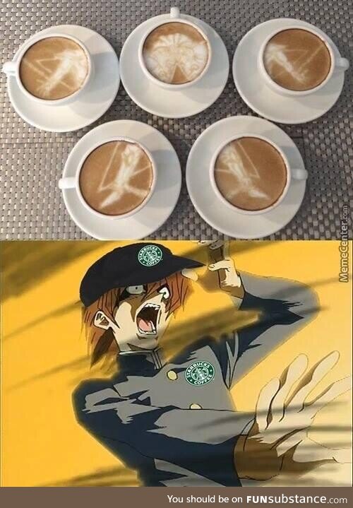 It's time to d-d-d-drink your latte!