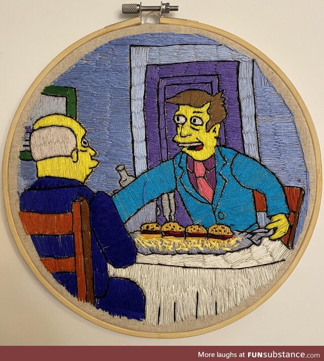 You call hamburgers 'steamed hams’?