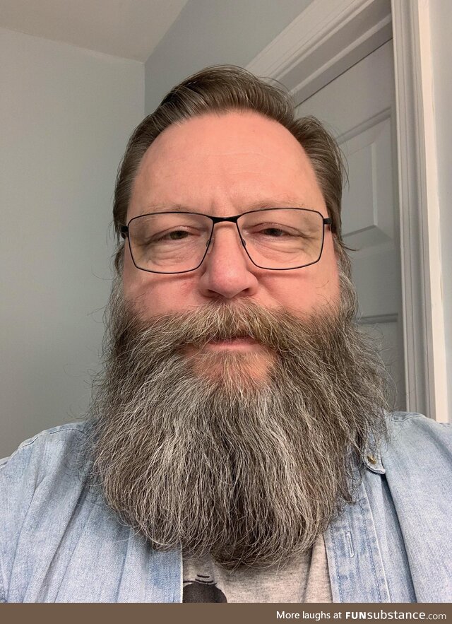 56 years; 6 months w/o shaving