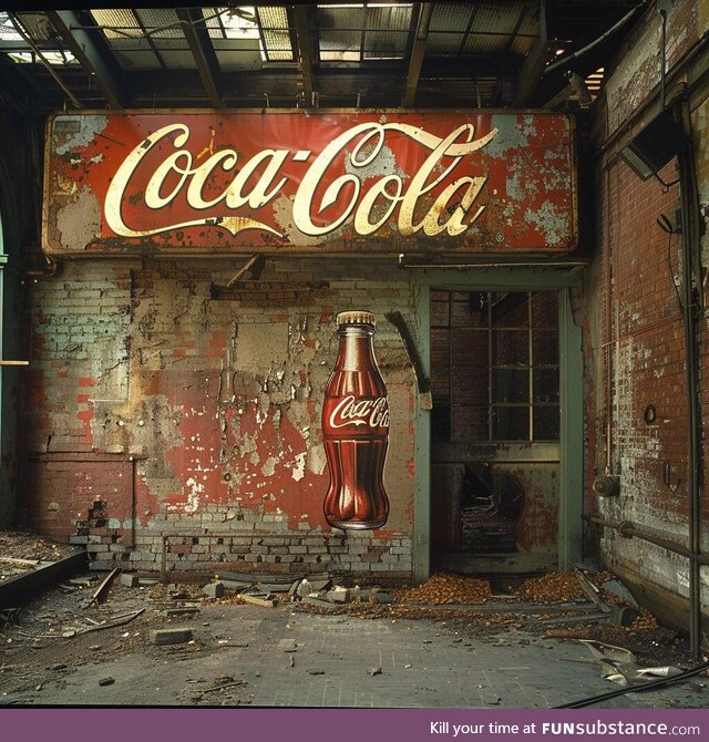 I came here because I wanted to drink coke