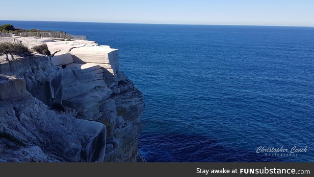 Wedding cake rock, nsw, australia