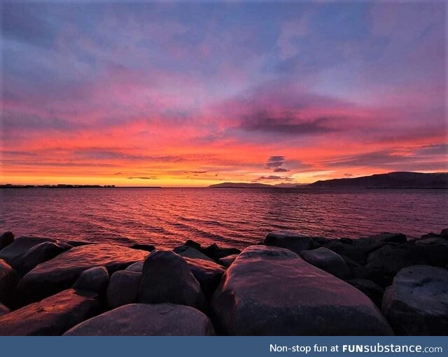 Reykjavik sunset