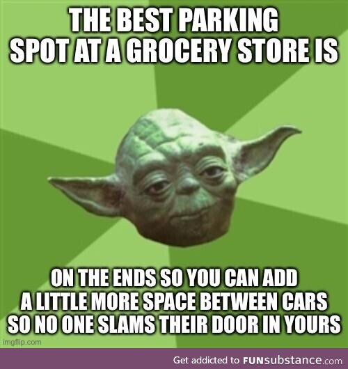 And the award for the Best Parking Spot goes to…