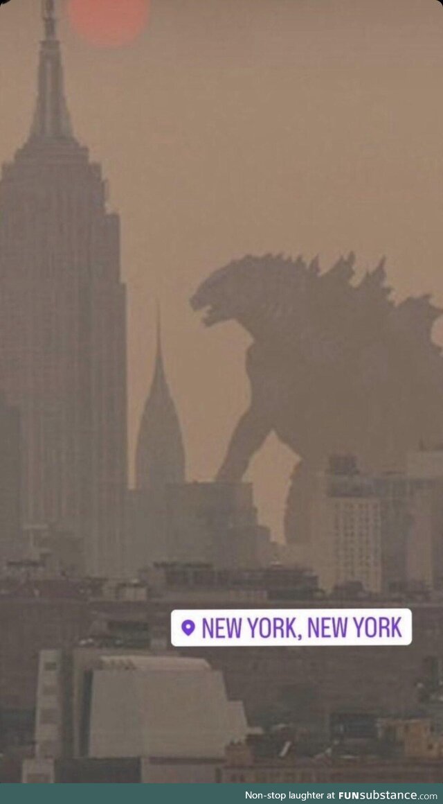 Newyork lookin wild today