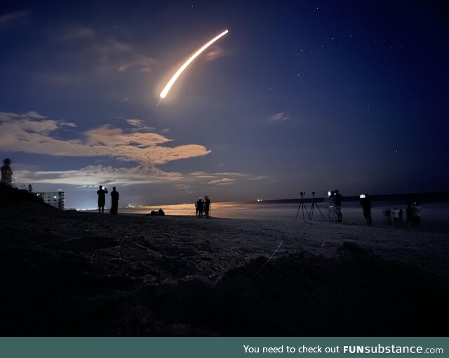 SpaceX launch from Satellite Beach, FL 9/18/22 - iPhone 12
