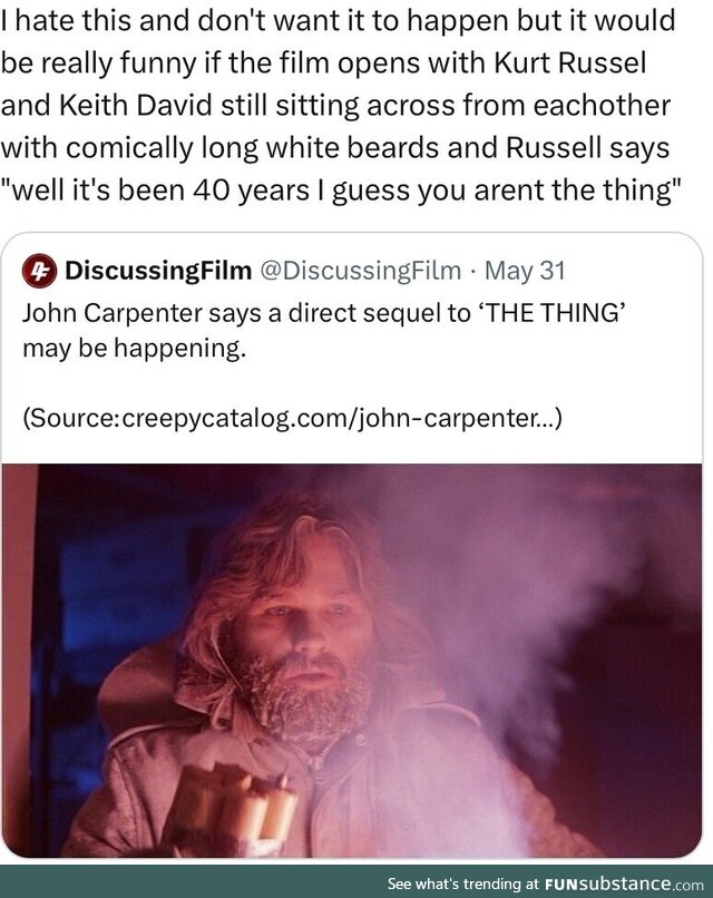 Opposite damaged colour