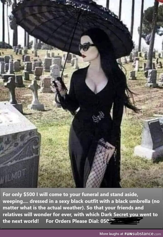 A funeral to die for