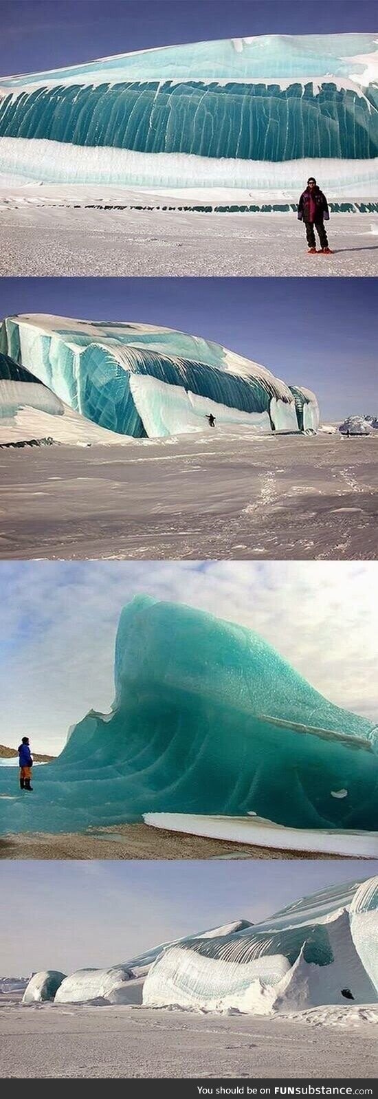Frozen waves in Antarctica