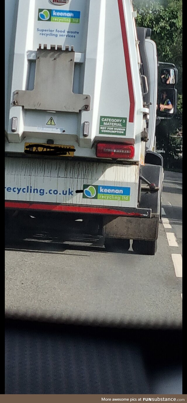 PSA Not all trucks are made for human consumption